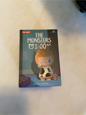 POP MART The Monsters 01:00 A.M. Collectible Figure - Teal & Black Packaging